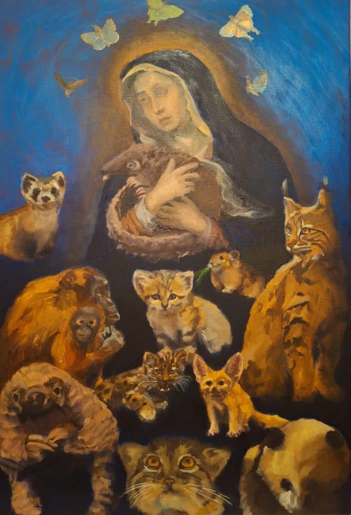 Artwork by Fine Art Foundation graduate Maggie Bavington