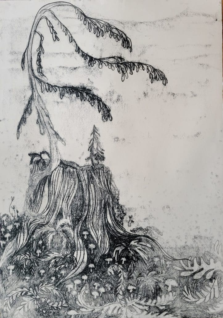 Artwork by BA (Hons) Fine Art graduate Gabrielle Poitras